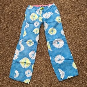 🐠VICTORIA SECRET blue big printed paints s XS🐠